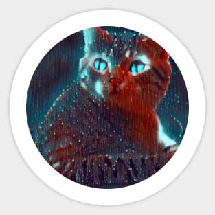 Adorable mycat, revolution for cats Sticker